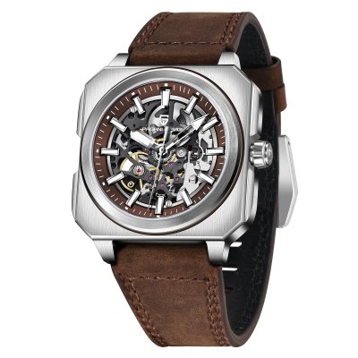 Pagani Design PD-1791 Automatisch Horloge - Skelet Bruin