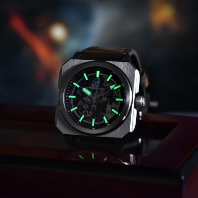 Thumbnail van Pagani Design PD-1791 Skeleton - Vierkant Automatisch Herenhorloge