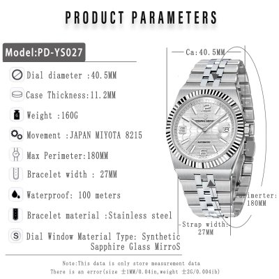 Thumbnail van Pagani Design Automatisch Herenhorloge – 10 ATM & Saffierglas