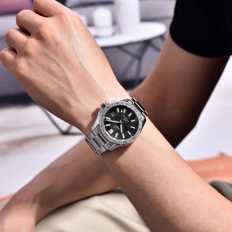 Pagani Design PD-1792 GMT Herenhorloge – Automatisch & Saffierglas – afbeelding 2