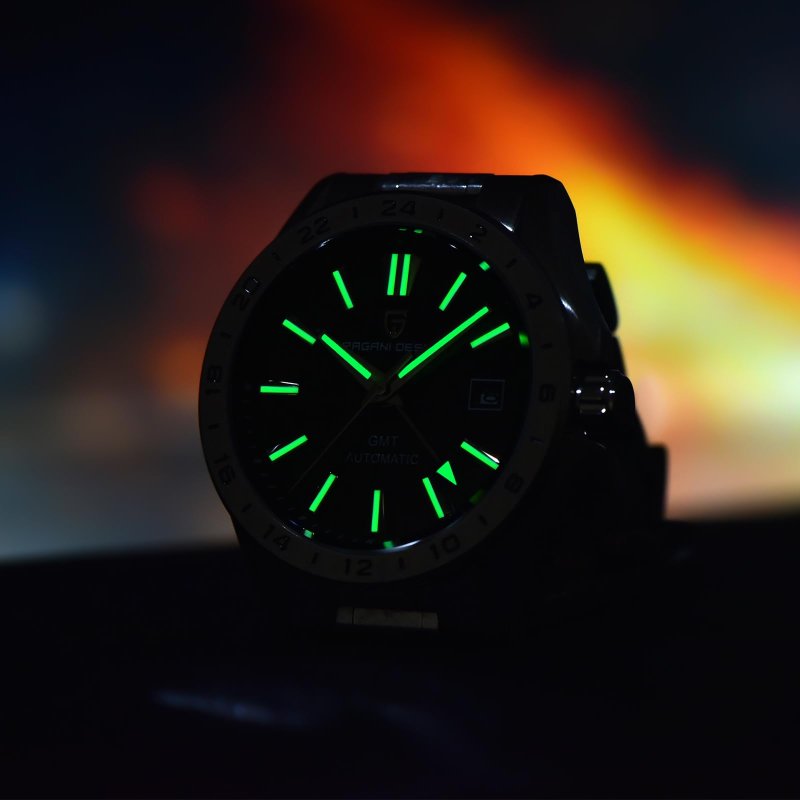 Pagani Design PD-1792 GMT Herenhorloge – Automatisch & Saffierglas – afbeelding 5