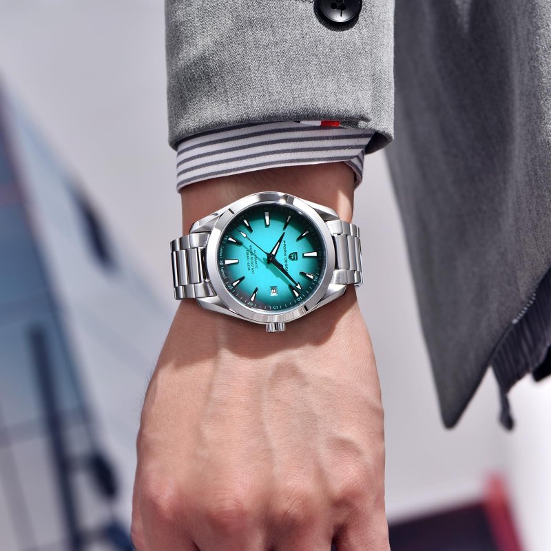 Pagani Design Classic Automatisch Herenhorloge - Wit Wijzerplaat & Saffierglas – afbeelding 4