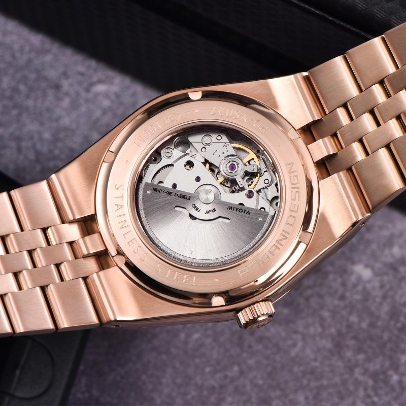 Pagani Design YS027 Herenhorloge - Japans Automatisch Uurwerk & Saffierglas – afbeelding 6