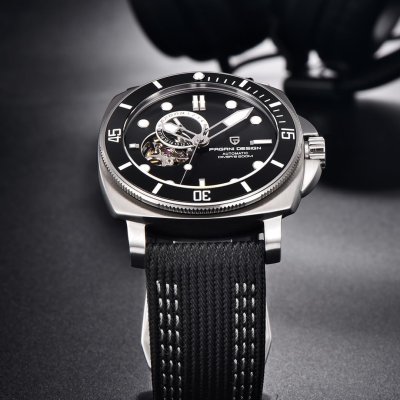 Thumbnail van Pagani Design PD-1736 Automatisch Herenhorloge - Saffierglas & NH39 Uurwerk