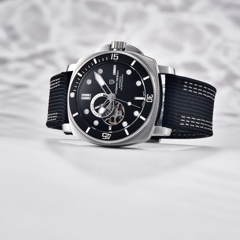 Pagani Design PD-1736 Automatisch Herenhorloge - Saffierglas & NH39 Uurwerk – afbeelding 5