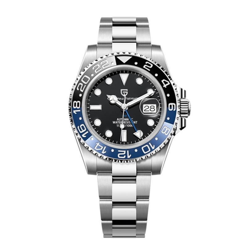Pagani Design PD-1662 GMT Herenhorloge - Keramische Bezel & Saffierglas