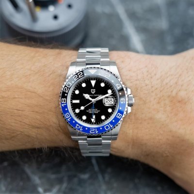 Thumbnail van Pagani Design PD-1662 GMT Herenhorloge - Keramische Bezel & Saffierglas