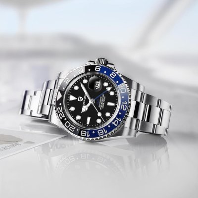 Thumbnail van Pagani Design PD-1662 GMT Herenhorloge - Keramische Bezel & Saffierglas