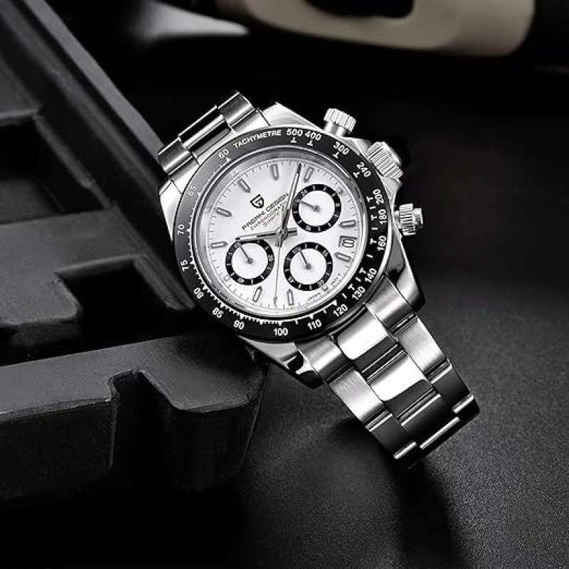 Pagani Design PD-1644 Herenhorloge - Saffierglas & Chronograaf – afbeelding 2