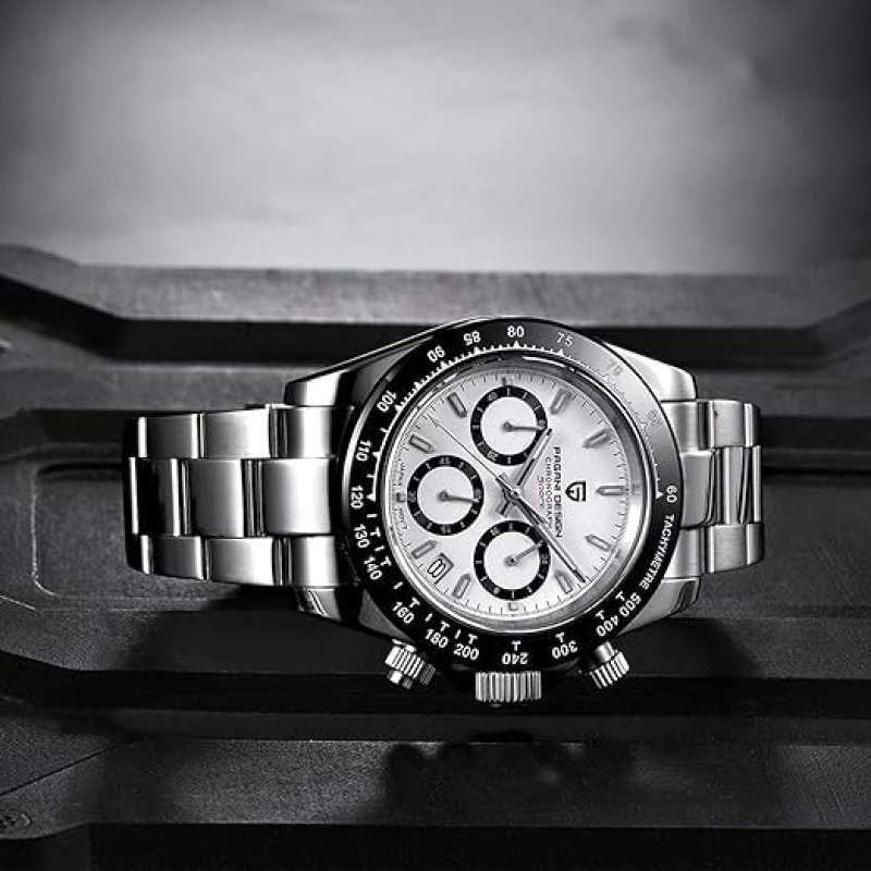 Pagani Design PD-1644 Herenhorloge - Saffierglas & Chronograaf – afbeelding 3