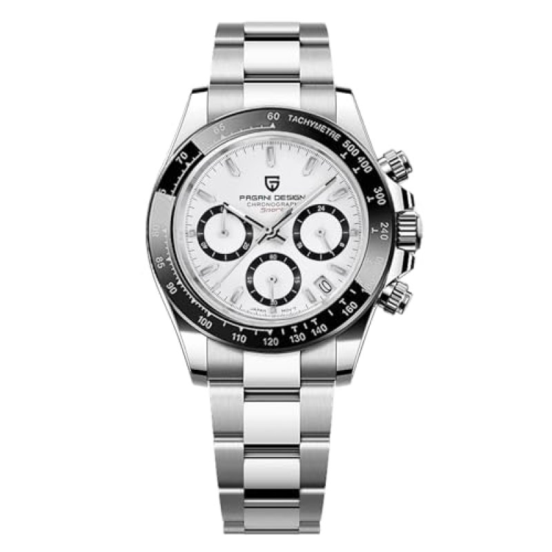 Pagani Design PD-1644 Herenhorloge - Saffierglas & Chronograaf – afbeelding 8