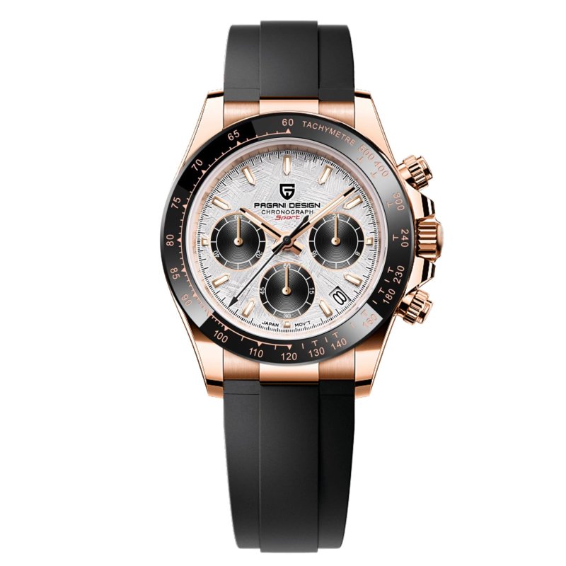 Pagani Design PD-1644 Herenhorloge - Saffierglas & Chronograaf – afbeelding 11