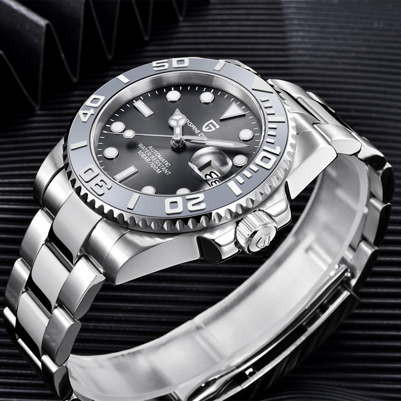 Pagani Design PD-1651 Herenhorloge - NH35 Automatisch & Saffierglas – afbeelding 2