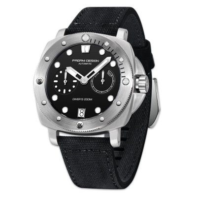 Pagani Design PD-1767 Automatisch Herenhorloge - Zwart